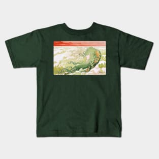 Mermaid in the waves Kids T-Shirt